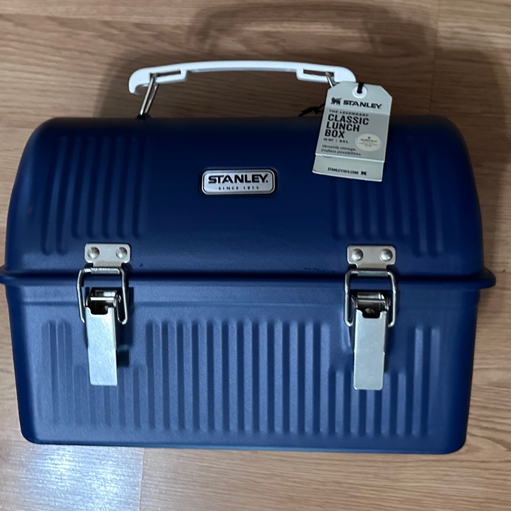 Stanley 10 qt Stainless Steel Lunch Box Hearth & Hand Limited Edition Marine Blu